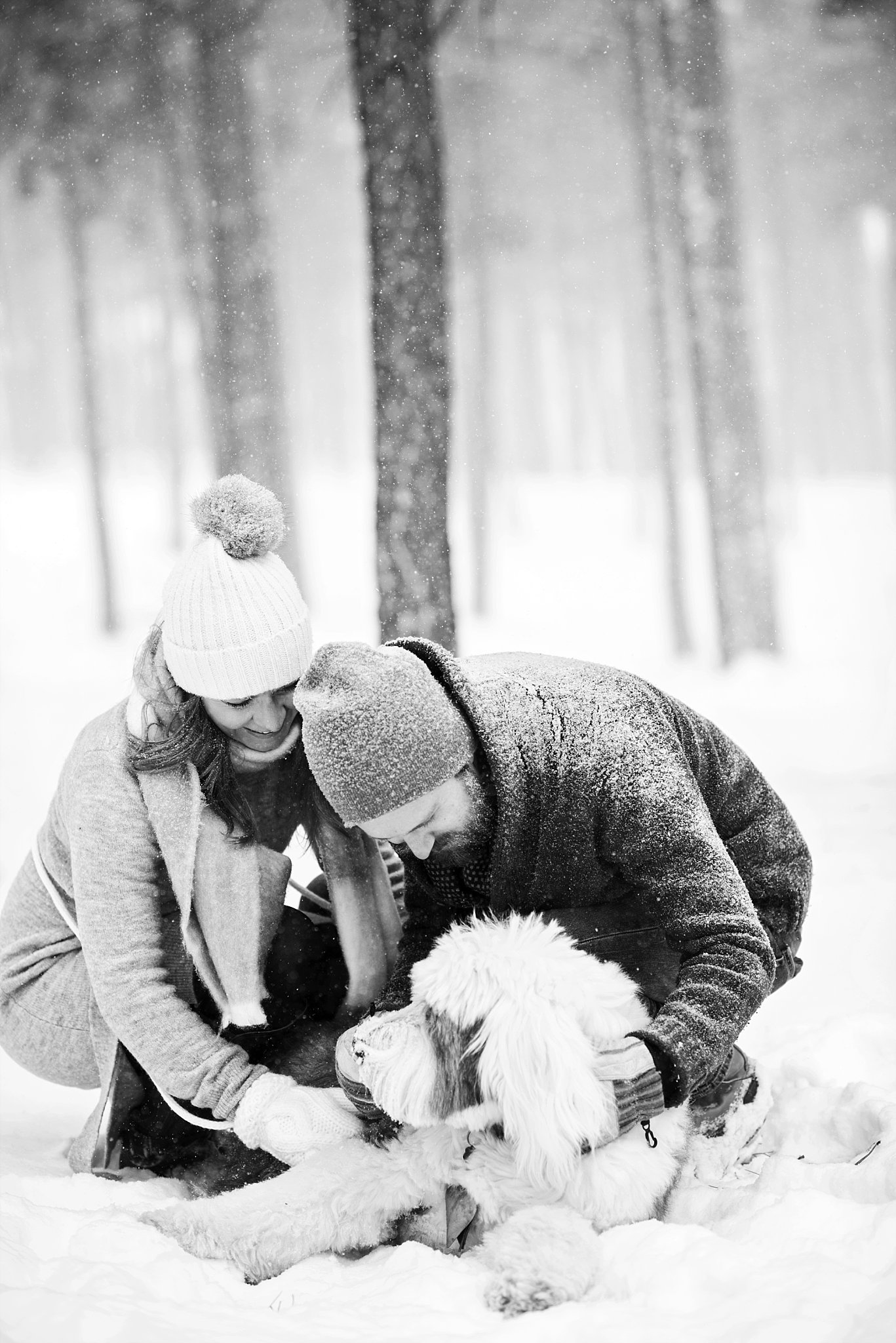 Denver Wedding Photographer, Colorado Engagement, Snow Engagement, Forest Engagement, Engaged in Colorado, Elizabeth Ann Photography_0945