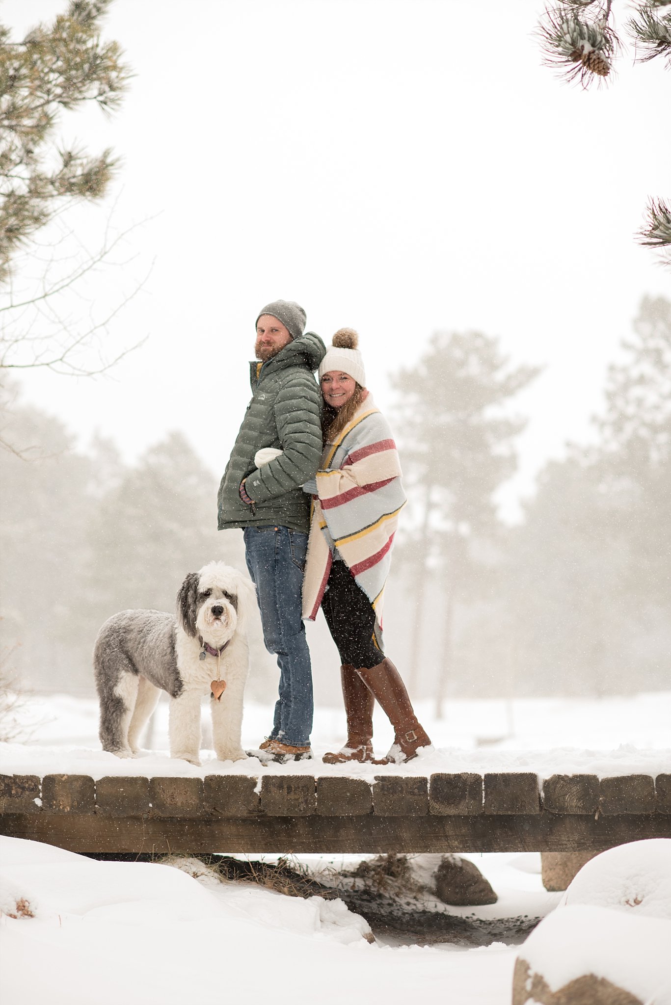 Denver Wedding Photographer, Colorado Engagement, Snow Engagement, Forest Engagement, Engaged in Colorado, Elizabeth Ann Photography_0948