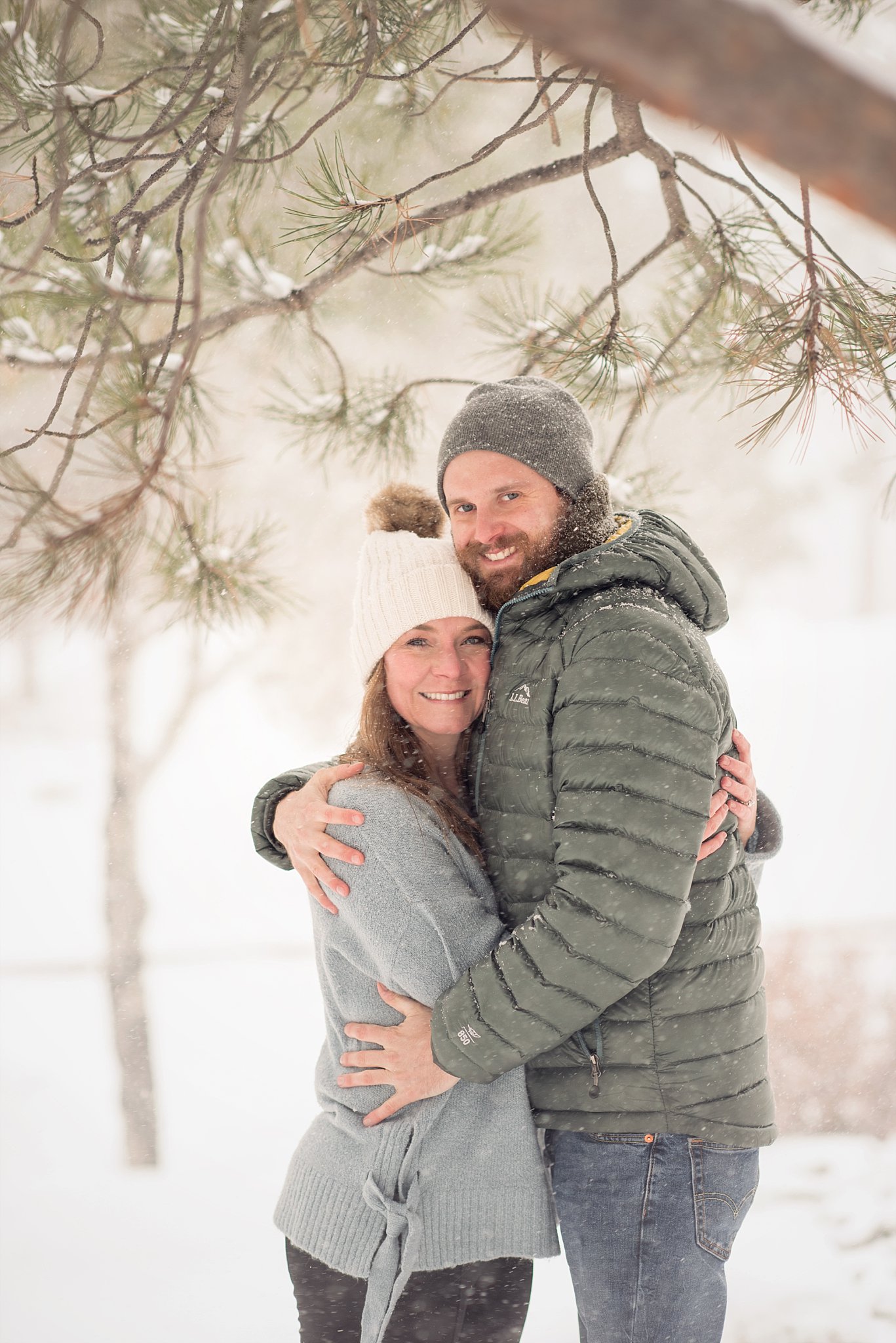Denver Wedding Photographer, Colorado Engagement, Snow Engagement, Forest Engagement, Engaged in Colorado, Elizabeth Ann Photography_0951