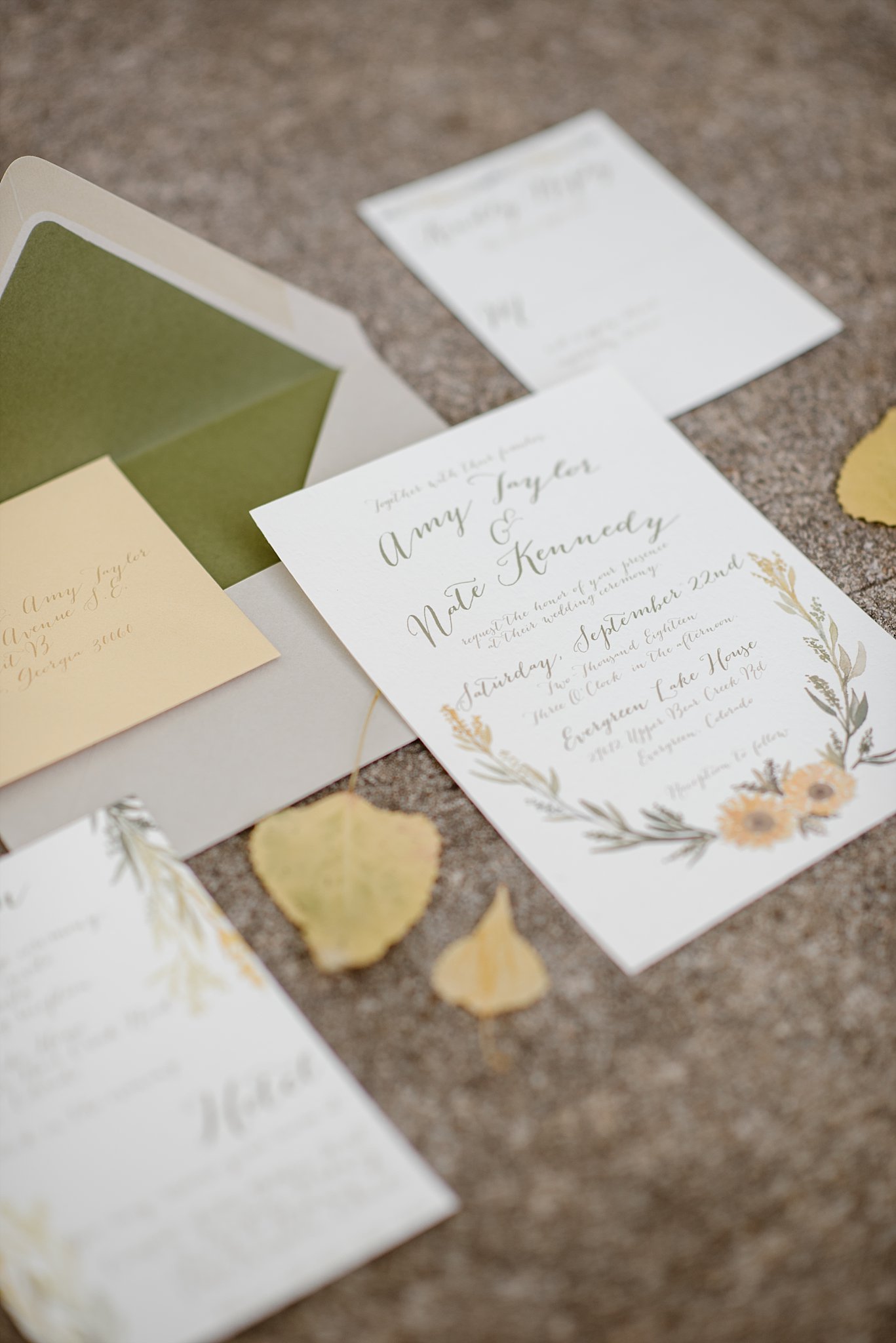 Evergreen Lakehouse Wedding