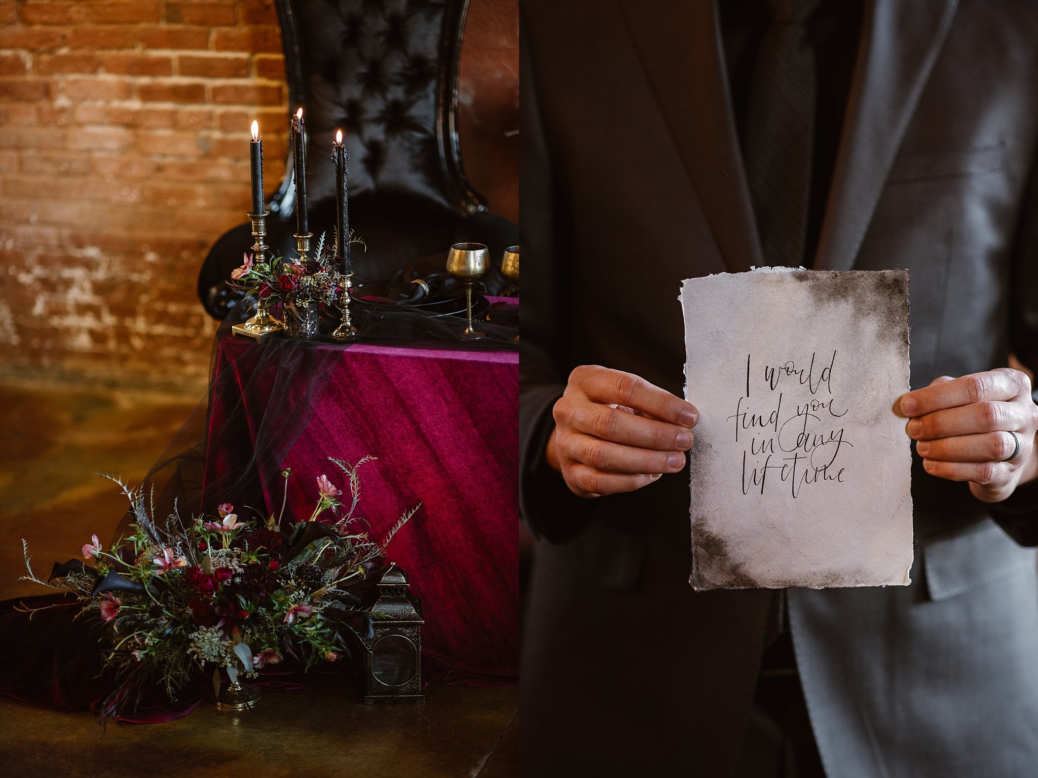 Denver Wedding Photographer, Dark Wedding