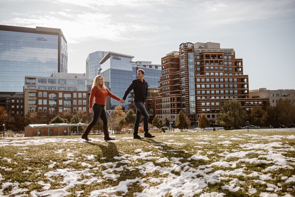 Denver City Engagement Photos