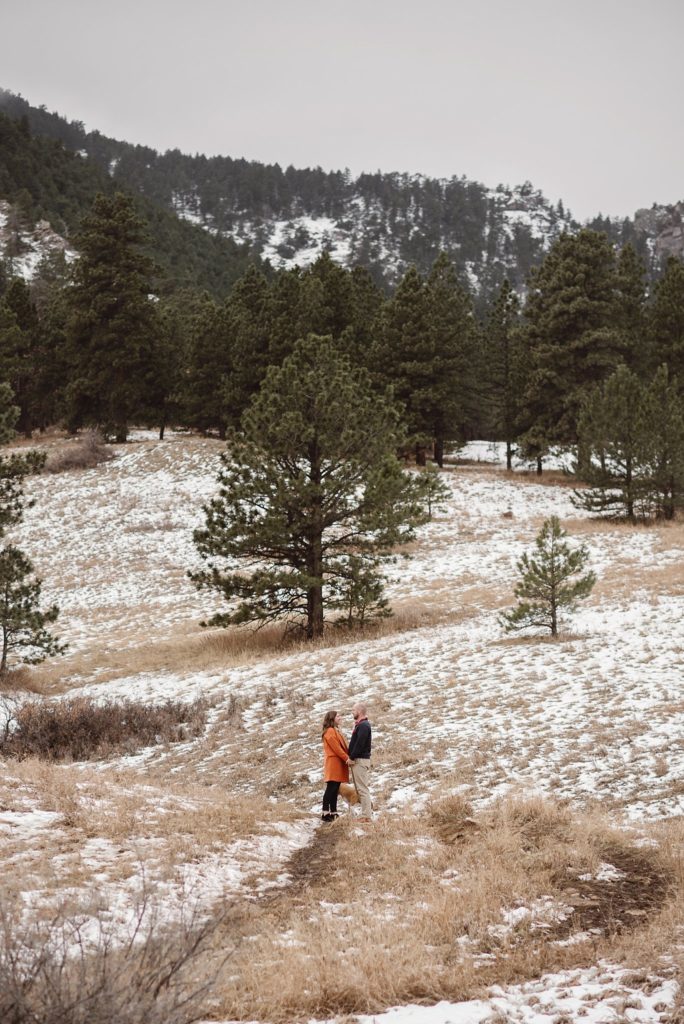 Chautauqua Park Engagement Photos