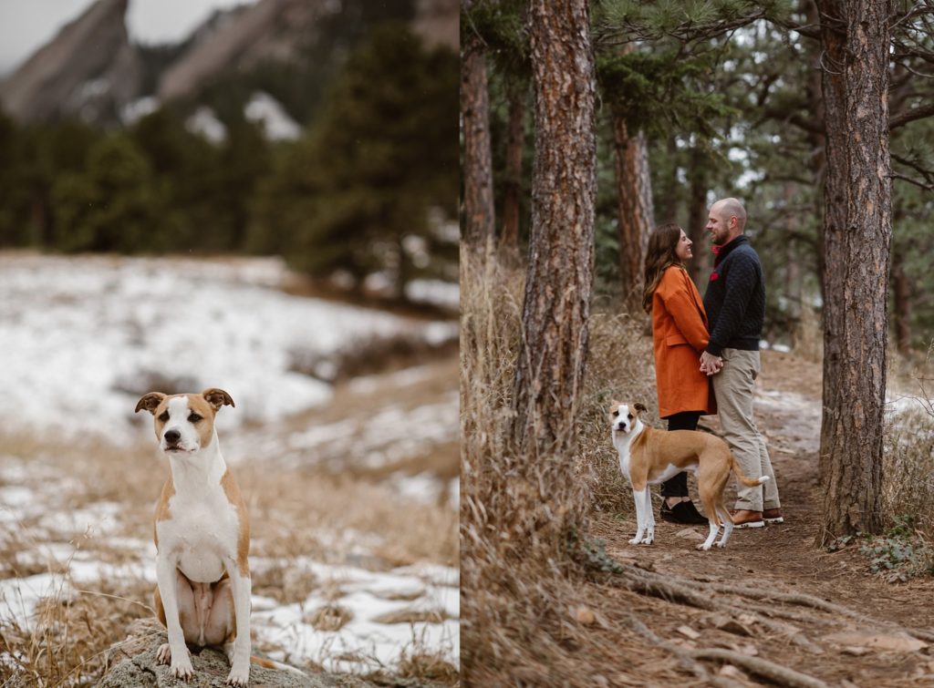 Chautauqua Park Engagement Photos