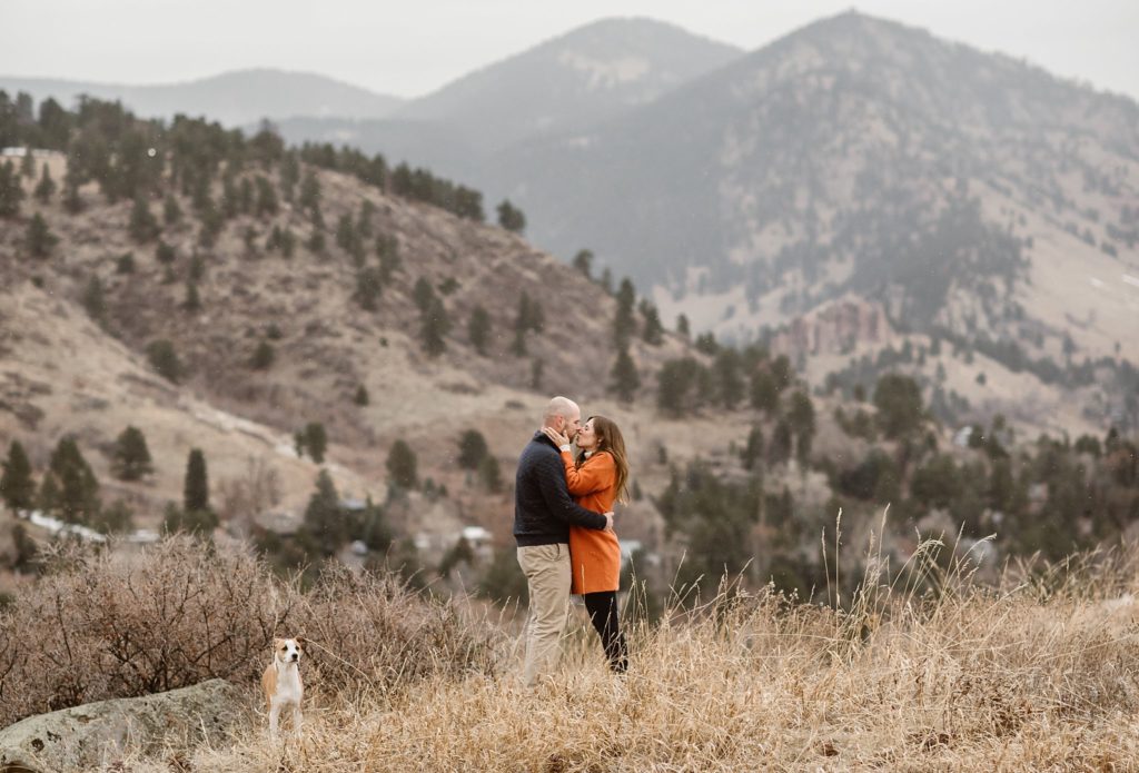 Chautauqua Park Engagement Photos