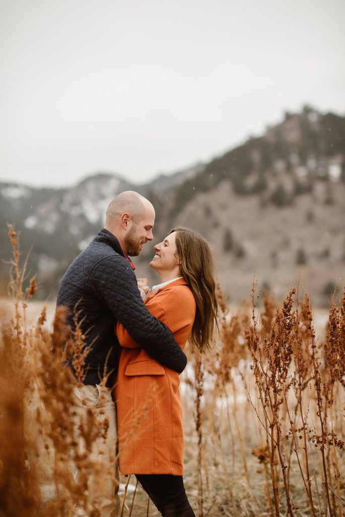 Chautauqua Park Engagement Photos