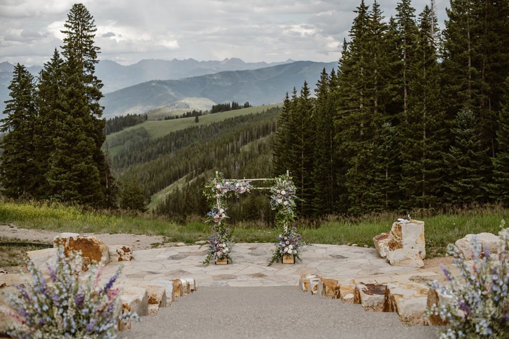 Beaver Creek Wedding Deck