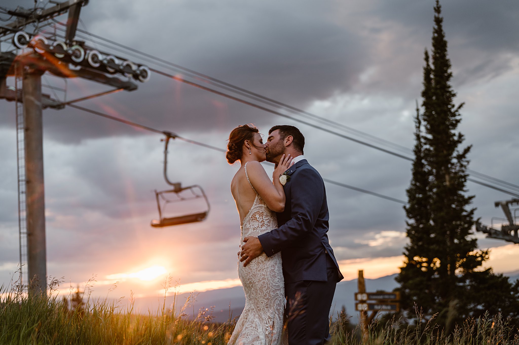 Beaver Creek Wedding Deck