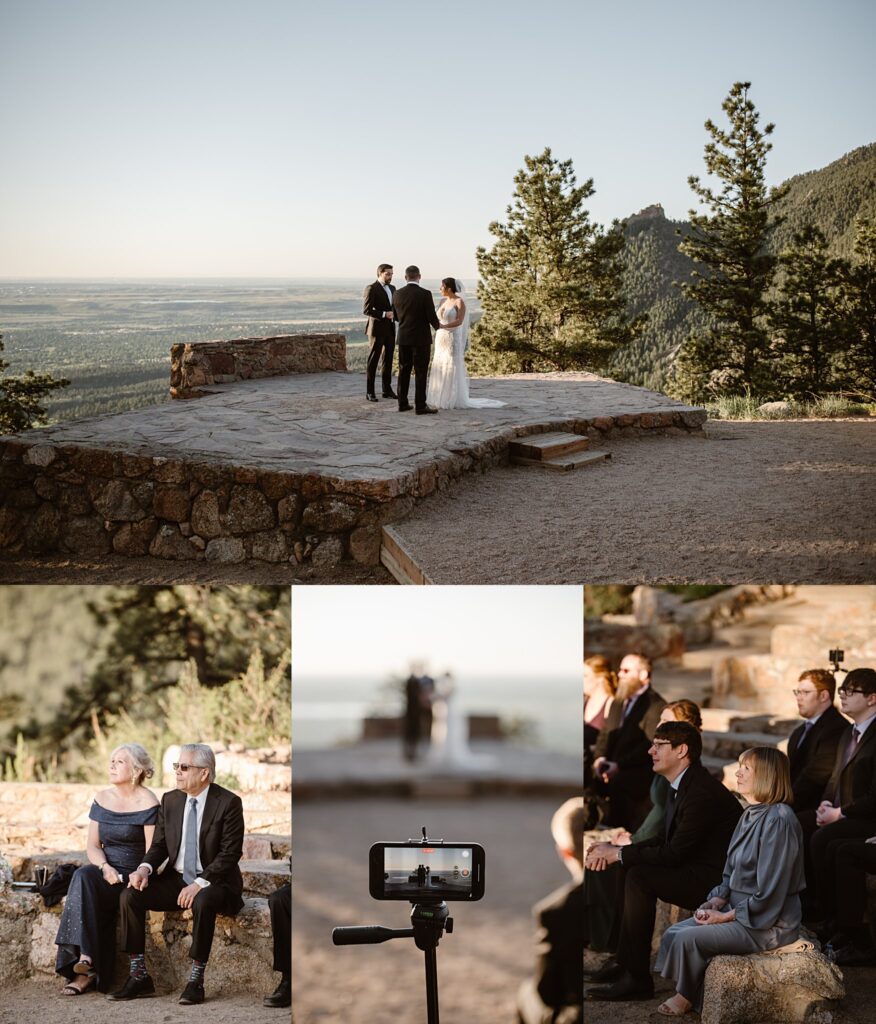 sunrise amphitheater Boulder Elopement