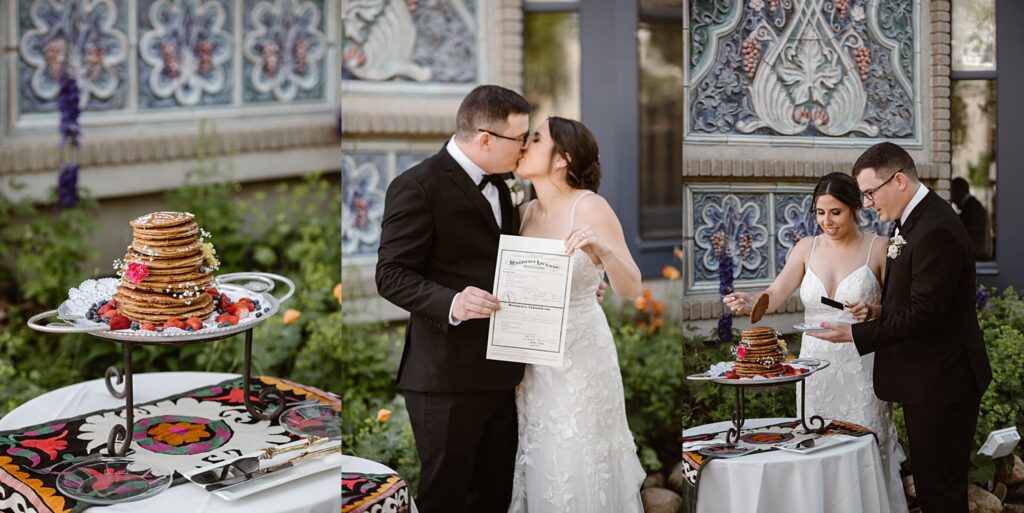 sunrise amphitheater Boulder Elopement