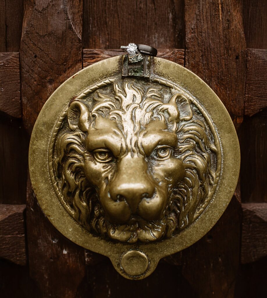 Destination wedding photograph of an international couple at Belleek Castle, Ireland