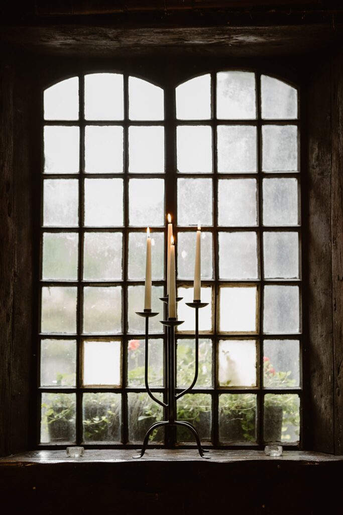 Destination wedding photograph of an international couple at Belleek Castle, Ireland