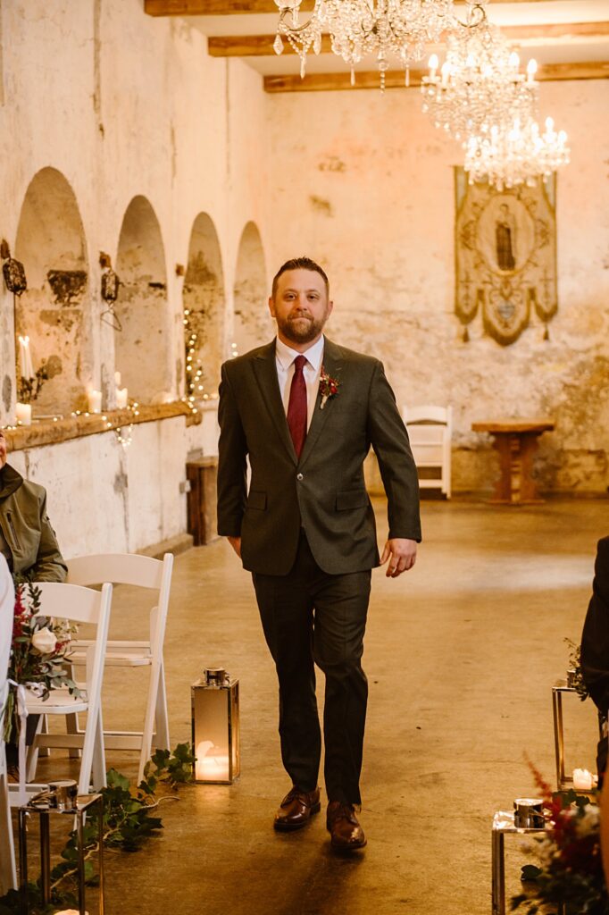 Destination wedding photograph of an international couple at Belleek Castle, Ireland
