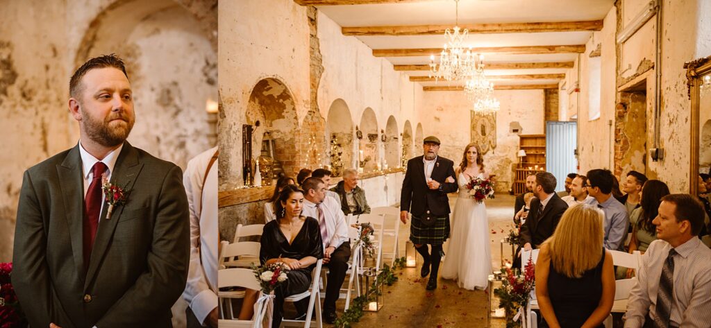 Destination wedding photograph of an international couple at Belleek Castle, Ireland