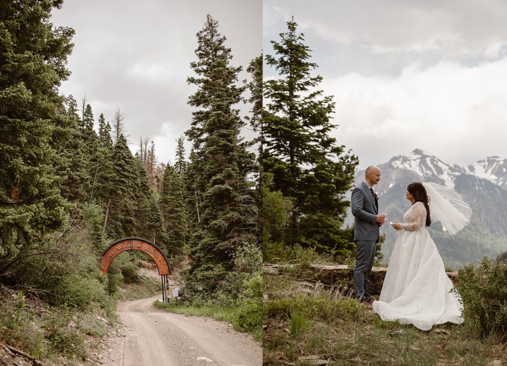 Gold Mountain Ranch Ouray Colorado Wedding