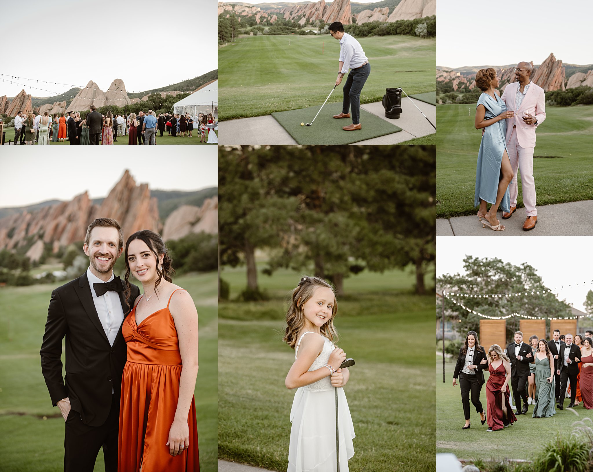 Arrowhead Golf course Colorado Wedding